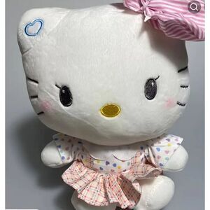 New! Adorable Hello Kitty in a Little Dress Plush 8in